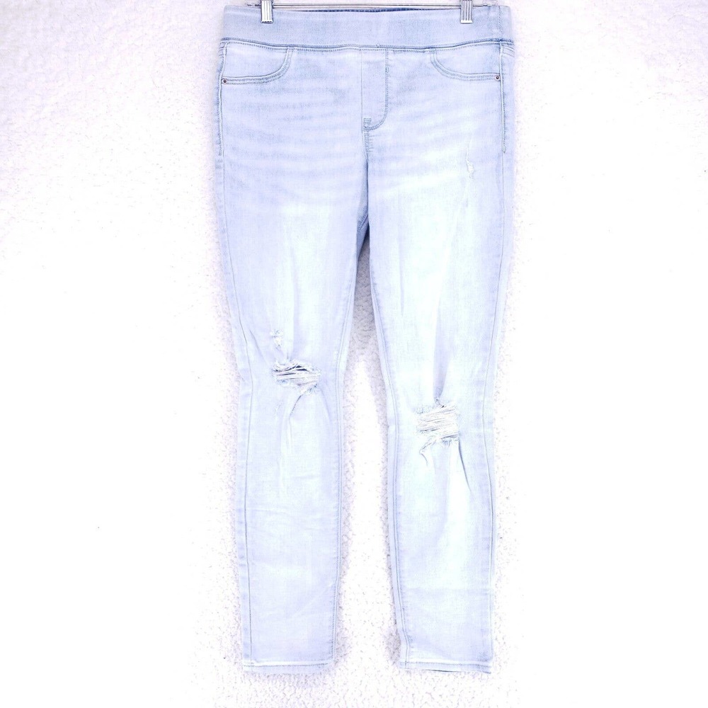 Old Navy Jeans Womens Size 10 Blue Denim Straight Stretch Mid Rise VTG Pull On